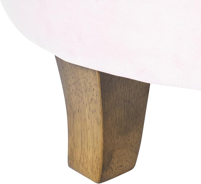 HomePop by Kinfine Fabric Upholstered Round Storage Ottoman - Image 7