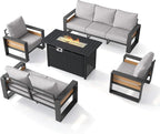 Aoxun Aluminum Patio Furniture Set - Image 9