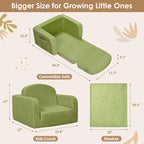 Foryoomi 2 in 1 Convertible Kids Couch - Image 2