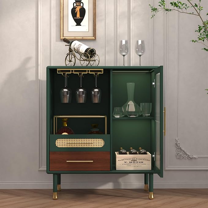 ARTPOWER Modern Coffee Bar Cabinet - Image 3