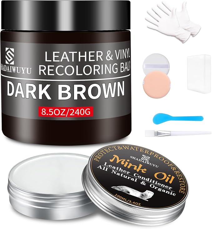 SHADAIWUYU 8.5oz Leather Recoloring Balm by SHADAIWUYU