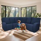 100% Waterproof Sectional Recliner Couch Covers - Image 2