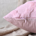 Set of 2 Soft Moroccan Throw Pillow Covers 20x20 Inch Plush Boho Decorative - Image 3