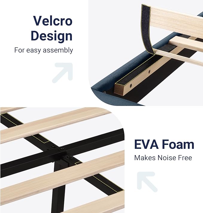 Allewie King Size Platform Bed Frame - Image 5