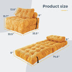 MAXYOYO Folding Sofa Bed, Convertible Sleeper Chair - Image 2