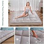 MAXYOYO Grey Constellation Futon Mattress, Japanese Floor Mattress Quilted - Image 4