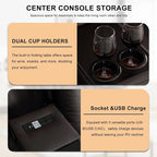 Loveseat Recliner Sofa, RV Recliner Couch, Manual Reclining Loveseat - Image 4