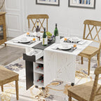 3imothrix Folding Dining Table, Dinner Table - Image 9