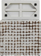 East at Main Rectangle Storage Side Table – Coconut Shell Mosaic Inlay - Image 7