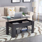 FDW 39.4" Lift Top Coffee Table - Image 2