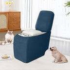 ALIECOM Recliner Sectional Couch Covers L Shape Stretch Corner Reclining - Image 2