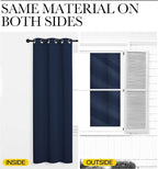 NICETOWN Navy Blackout Curtains 120" Long - Image 6