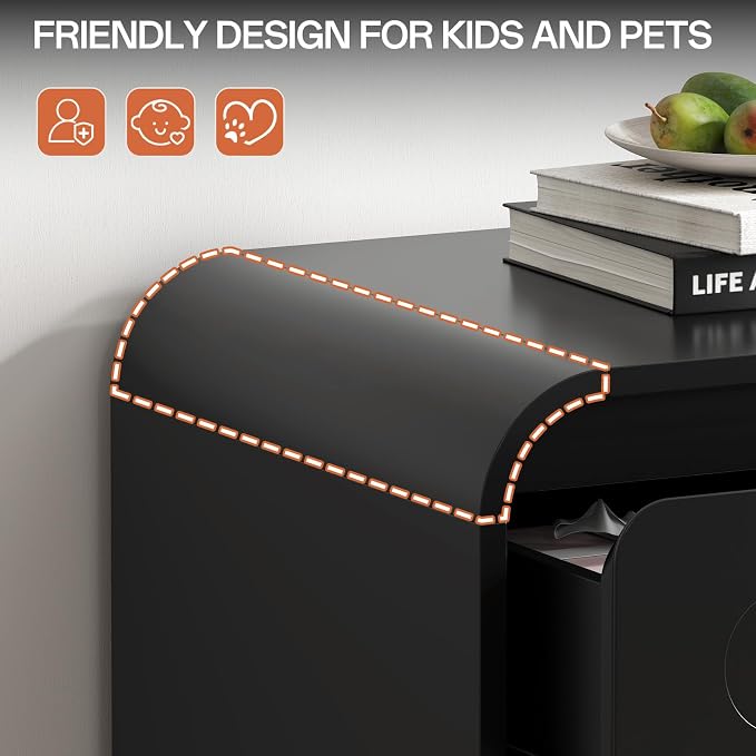 4 Pcs Bedroom Set, Dresser and Nightstand Sets, Including Modern Wooden Tall 6 - Image 9