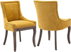 Modern Dining Chairs Set of 2, High Back Dining Chairs Side Chairs by MZDOO
