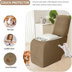 ALIECOM Recliner Sectional Couch Covers L Shape Stretch Corner Reclining - Image 5