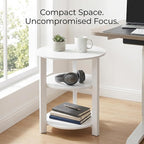 Farmhouse 3-Tier Round Side Table, 17.7 * 21.7inch End Table - Image 8
