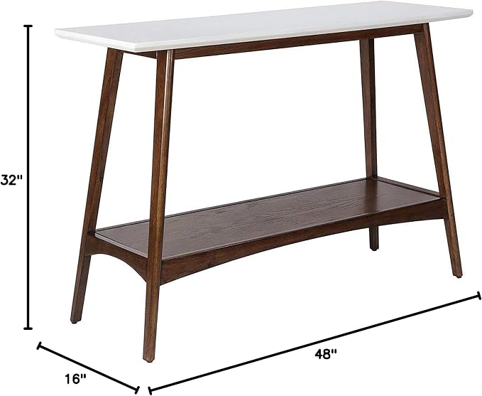 Madison Park Parker Console Tables-Solid Wood, Two-Tone Finish - Image 3