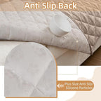 Dog Couch Cover for Sofa 100% Waterproof Faux Linen Sofa Covers for 3 Cushion - Image 4