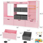 61" W Kids Toy Storage Organizer - Image 2
