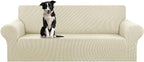 Stretch Oversized Couch Covers for Sofa Slipcover, Soft Jacquard Non-Slip by KEKUOU