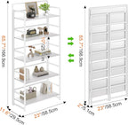 No Assembly Folding Bookshelf, 5 Tiers Collapsible Book Shelf - Image 3