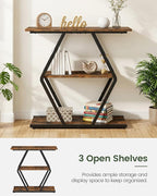 CHOEZON 3-Tier Console Table, Entryway Table, Sofa Table - Image 7