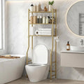 GloTika 3-Tier Over Toilet Storage - 150lb Total Capacity Metal Bathroom by QualityHomewareTimlessComfort