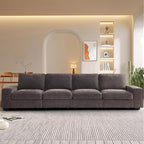 TEKAMON 128" Modular Sofa Couch by TEKAMON