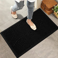 Sturdy Front Door Mat, Absorbent Muddy Dirt Resist Welcome Door Mats Outdoor by HIYARD