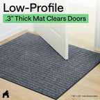 GORILLA GRIP Waterproof Traffic Guard Door Mat, 2 Pack Indoor Outdoor Durable - Image 9