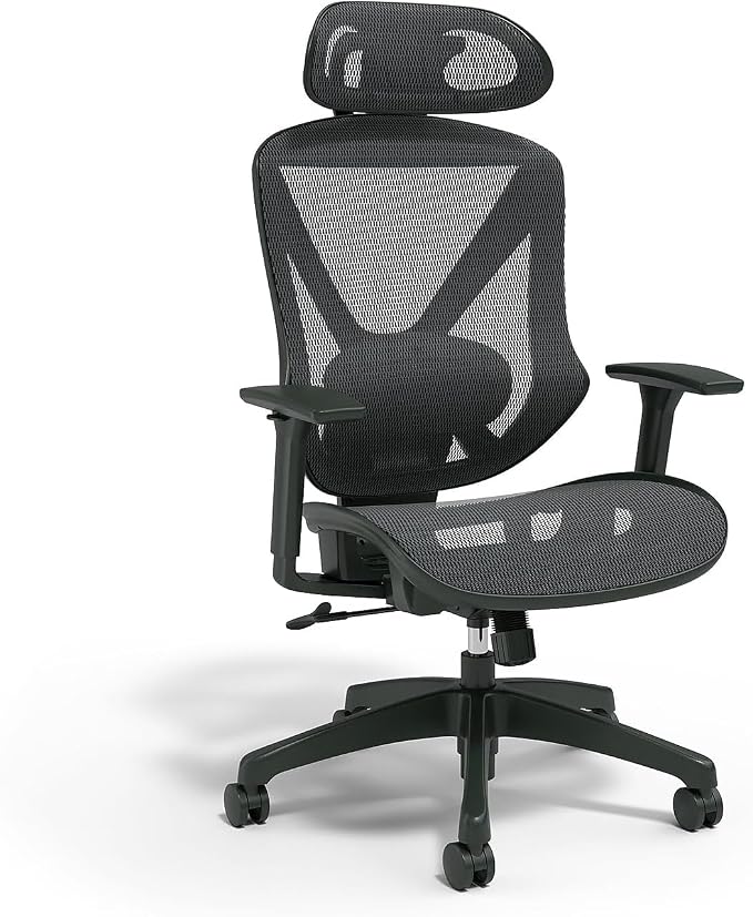 Staples Dexley Ergonomic Task Chair, Lumbar Support, Adjustable Height - Image 8