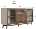 BELLEZE 60‘’ Sideboard Buffet, Console Table - Image 2