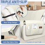 Arfntevss Recliner Sectional Couch Covers 1OO% Waterproof L Shape Sofa Cover - Image 4