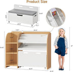 ONBRILL Kids Bookshelf and Toy Storage Organizer - Image 2
