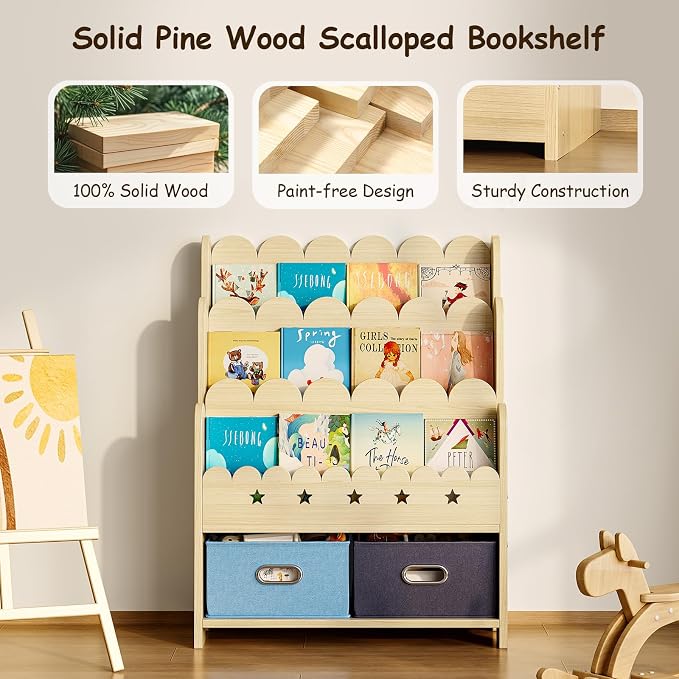 EXPERLAM 2-in-1 Kids Bookshelf - Image 7