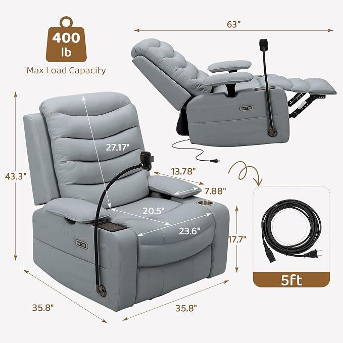 Olela Nursery Glider Recliner Chair - Image 3