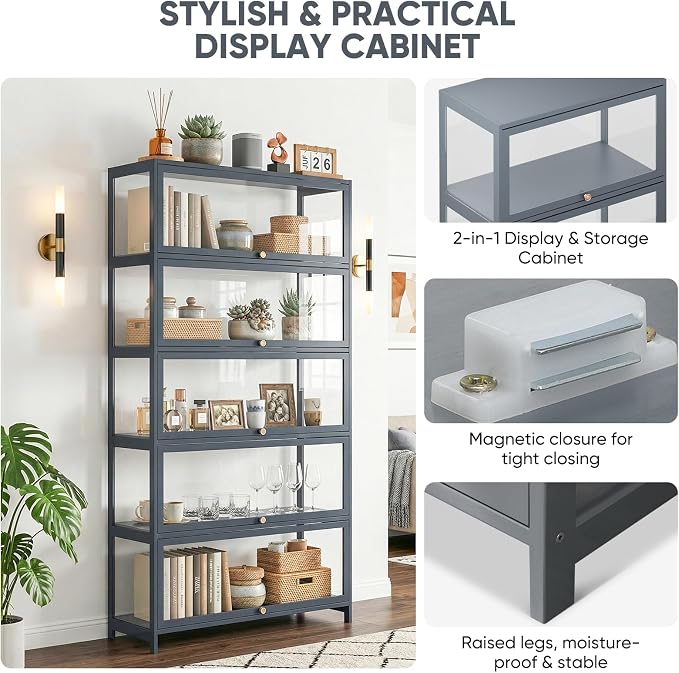 5-Tier Display Case Cabinet - Image 6
