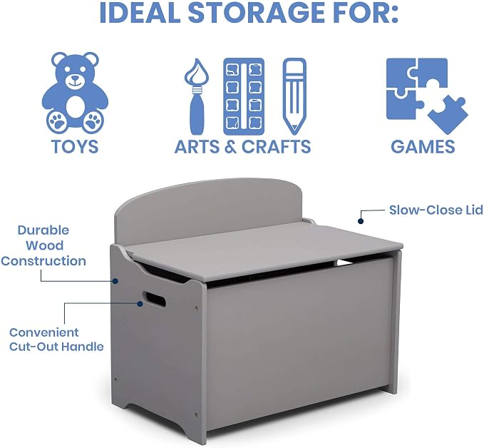 Delta Children MySize Deluxe Toy Box - Image 4
