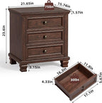 SAVOR LIFE Farmhouse Nightstand - Image 2