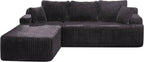 Modular Sectional Sofa Couches L-Shape Couch 3 Seat Modular Sofa Memory Foam - Image 8