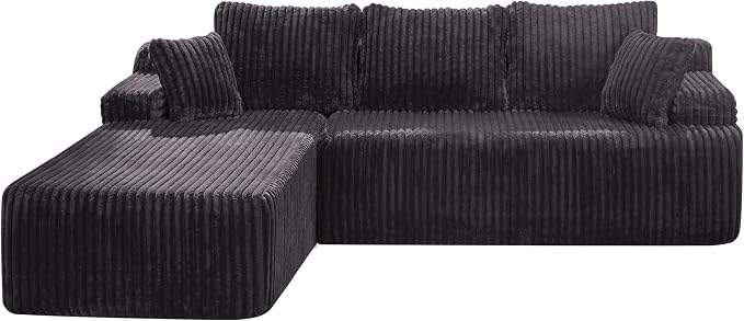 Modular Sectional Sofa Couches L-Shape Couch 3 Seat Modular Sofa Memory Foam - Image 8