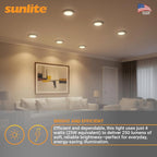 Sunlite LED R14 Mini Flood Light Bulbs, 4 Watts, 250 Lumens, Medium Base - Image 5