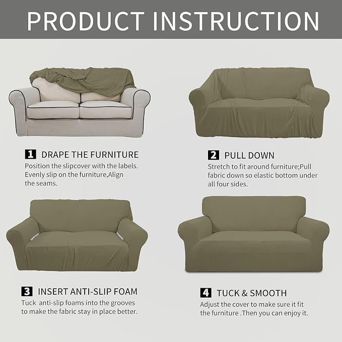 Easy-Going Stretch Chair Slipcover - Image 5