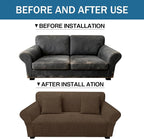 Loveseat Slipcover with 2 Pillow Cover - Image 8
