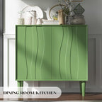 Easyego 31.5″ Mid Century Modern Sideboard Buffet Cabinet, Dining Room - Image 6