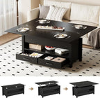 Garvee 40" Coffee Table Lift Top, Converts to Dining Table by Garvee