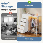 DUMOS White Dresser for Bedroom - Image 4