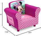 Delta Children Upholstered Chair, Disney Minnie Mouse - Image 3