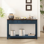 RUSTOWN Fluted Wood Console Table - Image 7