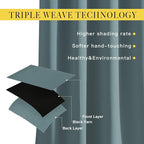 NICETOWN Room Darkening Curtains Extra Long 110 Inches, Grommet Thermal - Image 3